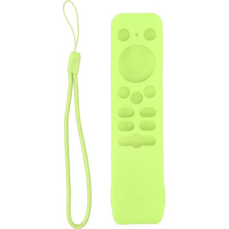 Coque de protection en silicone douce pour télécommande Realme TV Stick, étui anti-chute, vert phosphorescent (1/5)
