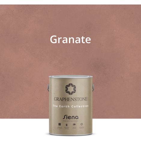 Pintura Ecológica INTERIOR Efecto LIMEWASH Base Cal SIENA Color GRANATE 4L