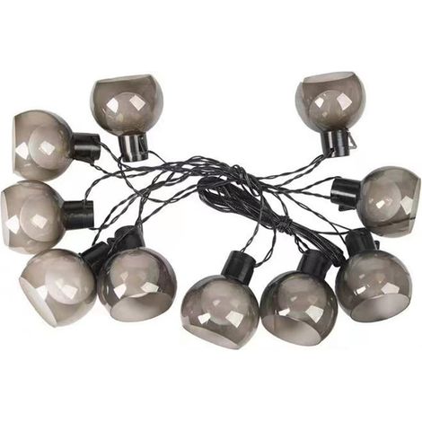 Guirlande Lumineuse Extérieure - 20 Ampoules LED - Longueur 500 cm - IP44 - Pour Jardin Fête Mariage Camping - 1 Pièce (1/5)