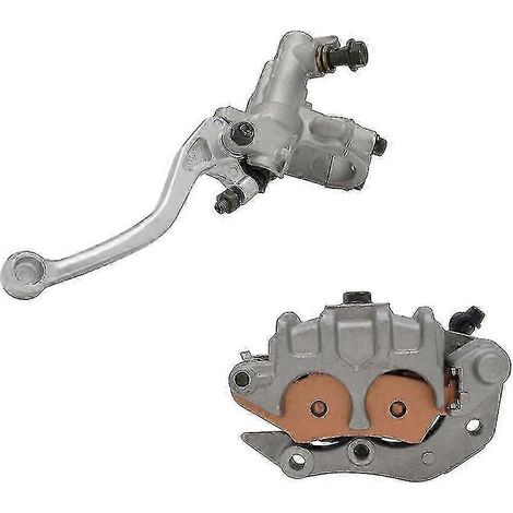 Maître-cylindre d'étrier de frein avant pour moto compatible avec Honda CRF250R, CRF250X, CRF450R, CRF450X, CRF450RX, CRF 250, 450 RX, RX (2004-2018) (étrier et cylindre) (1/5)