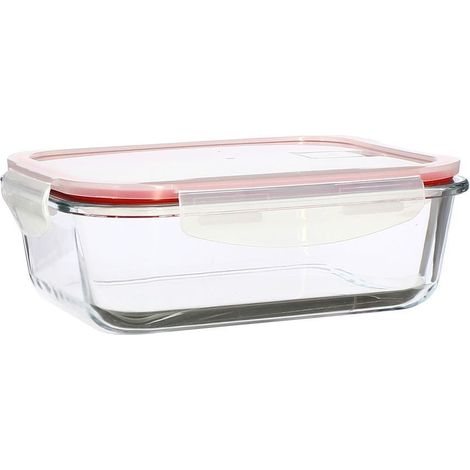 Boîte hermétique rectangulaire en verre 1040ml, CLÉMENTINE