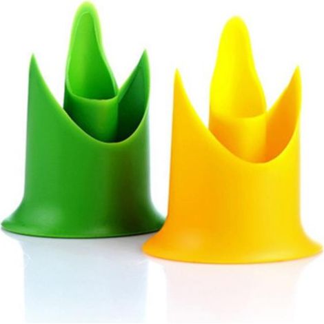 Snocciolatore pratico per piante, snocciolatore in materiale alimentare, snocciolatore multifunzionale per frutta, snocciolatore manuale, snocciolatore per peperoni verdi, pomodori e frutta, 2 set (gi (1/5)