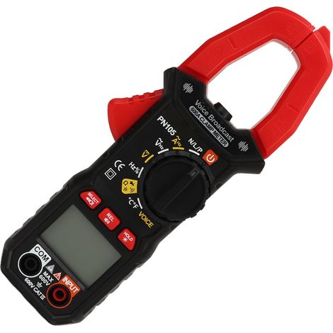 Digitales Zangenamperemeter, intelligentes Sprachmultimeter, AC/DC-Spannungsprüfer, Widerstands-, Kapazitäts- und Elektrowerkzeuge (1/5)