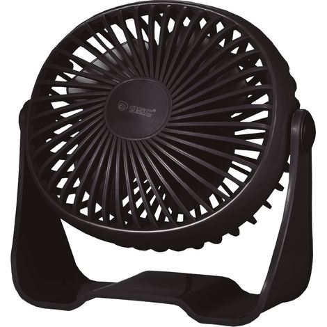 Mini Alua USB-Tischventilator Ø15cm 3W Schwarz (1/3)