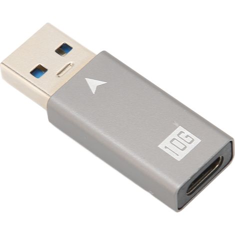 USB-Typ-C-Buchse auf USB-Stecker-Adapter, 10-Gbit/s-Hochgeschwindigkeitsübertragungsadapter (1/5)