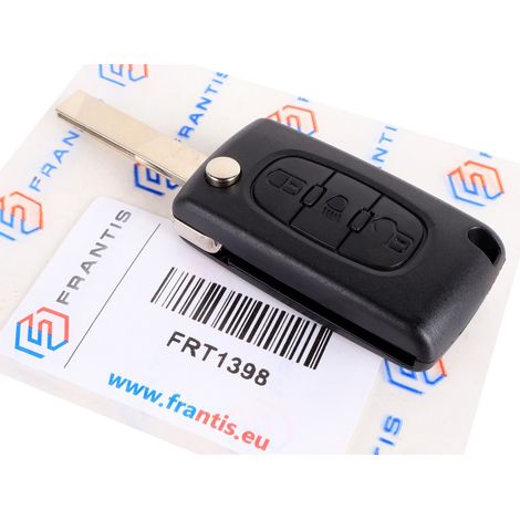 Étui de clé Citroën Berlingo I II C2 C3 C4 Jumpy IIIÉtui de clé Peugeot 207 307 308 3008 5008 Expert III Partner I II (1/5)
