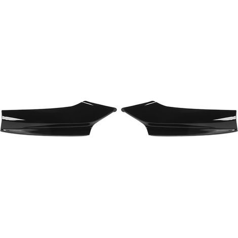 Diffuseur d'angle de Pare-Chocs, Conduite Stable 2pcs Spoiler Lip BUCHEUR Avant pour 5 SÉRIE F10 F11 M Sport (Noir Brillant) (1/5)