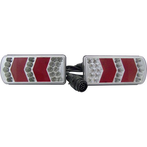 Berger & Schröter Anhänger-Beleuchtungsset 13-polig Blinker, Bremslicht, Kennzeichenleuchte, Nebelsc