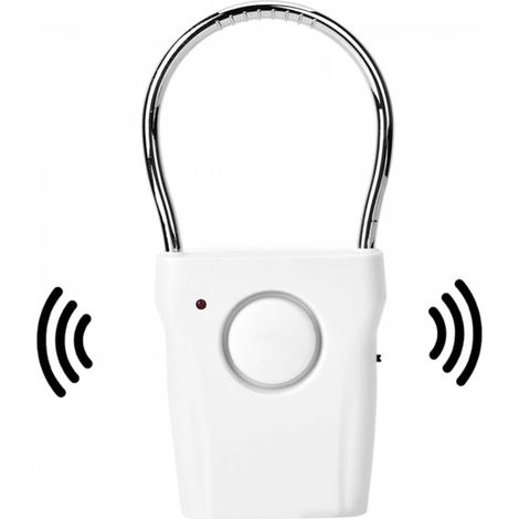Alarme de poignée de porte à capteur tactile, alarme de sécurité domestique, bouton de sécurité déclenché par vibration, antivol portable, entrée tactile pour appartement, voyage, 120 dB (1/5)