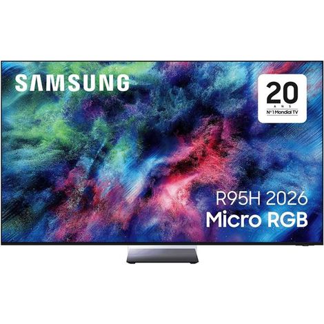 Téléviseur Samsung TMR65R95H Micro RGB 4K 65" Smart TV Noir One Connect Wi‑Fi 6E 165 Hz Dolby Atmos