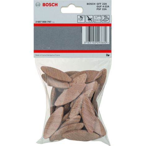 Taco plano: 55X19X4mm: 50uds  BOSCH 2607000797 (1/2)
