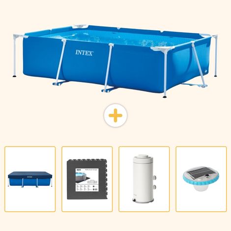 Intex Piscine Tubulaire Rectangulaire - 300x200x75 cm - 5-pièces S138 (1/5)