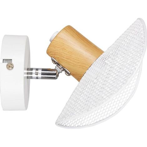 Applique spot orientable métal Hyde blanc