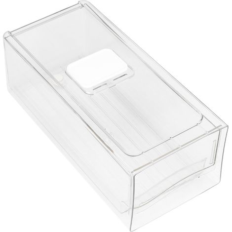 Bacs de rangement transparents de qualité alimentaire pour réfrigérateur, empilables et classificateurs, type tiroir de rangement. (1/5)