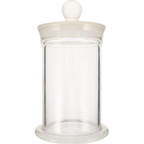 Flacon en Verre Borosilicaté 75x120 Mm avec Bouchon Hermétique, Flacon de Réactif de Laboratoire Résistant aux Chocs Thermiques pour Stockage D’échantillons et Produits Chimiques (1/5)