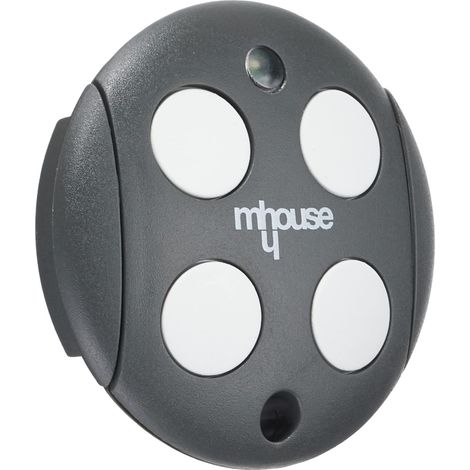 Télécommande pour motorisations – Émetteur mural 4 canaux – Programmation par autoapprentissage – Compatible avec portails et portes de garage – Mhouse