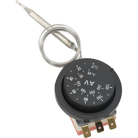 Lot de 10 thermostats électriques réglables 0-120 °C pour ventilateurs, 250 V CA, pour voitures et camions. (1/5)