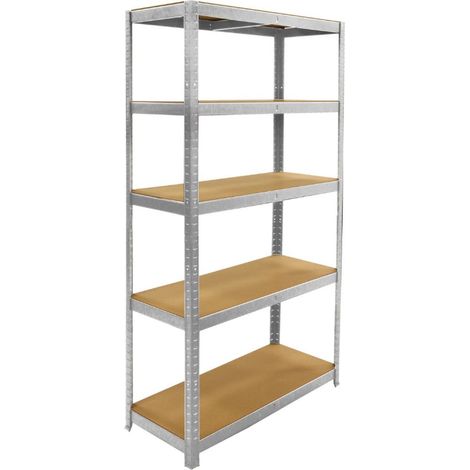 Scaffale in metallo 180x90x40 cm con 5 ripiani (1/5)