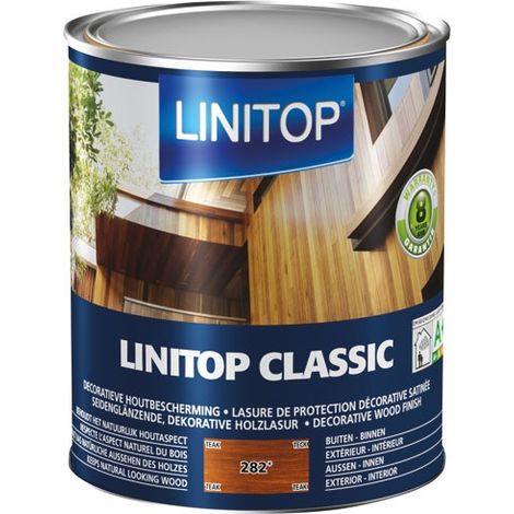 Durieu Linitop Classic Lasure Satin 1l Teck - Linitop