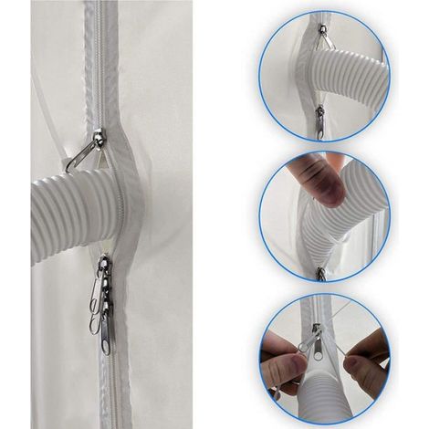 Joint De Porte - 210x90 Cm - Pour Climatiseur Mobile Et Seche-Linge - Blanc - Sans Perçage (1/5)