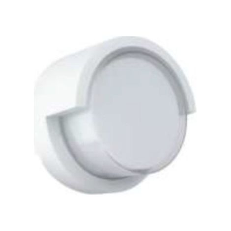 Applique moderno lampadari bartalini pilc led cct ip65 materiale plastico, finitura metallo bianco