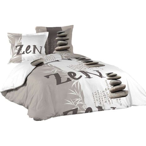 Parure de lit 2 places 100% coton NOMA (1/4)