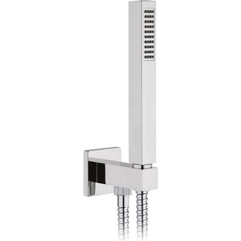 SET DOCCIA QUADRA PRESA ACQUA FLEX E DOCCETTA Cromo