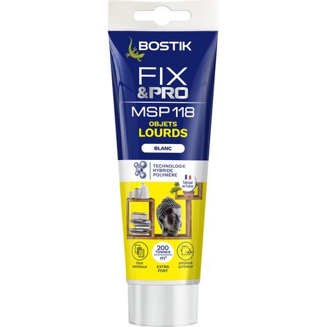 Mastic Colle Fixpro Msp118 Objets Lourds Mastic Colle Fixpro Msp118 Objets Lourds - Bostik