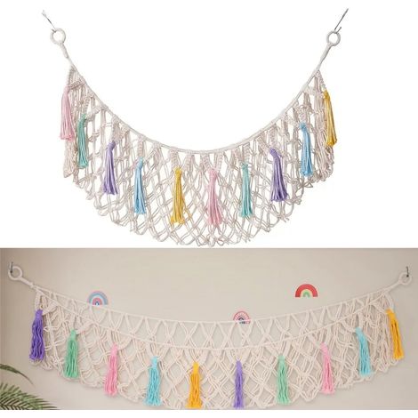 Filiyano-1 pièce - Hamac pour peluches - Filet mural pour peluches (130 cm) (1/5)