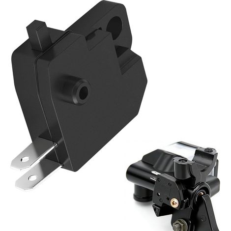 Interrupteur de feu stop pour moto, interrupteur de commande de feu stop universel pour guidon de moto, interrupteur de frein avant gauche ou droit, interrupteur de feu stop compatible avec (1/5)