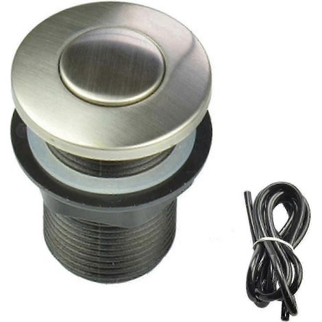 Interrupteur pneumatique pour broyeur d'évier, bouton-poussoir pour broyeur de déchets alimentaires (1/2)