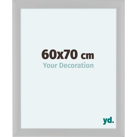 yd. - Cadre photo 60x70 - Blanc Brillant - MDF - Como (1/5)