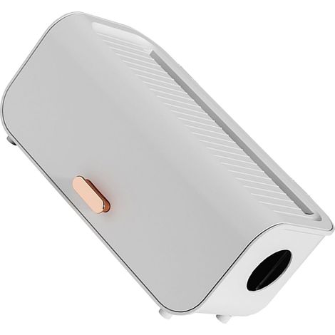 Boîte de gestion des câbles en plastique, assemblage facile, protection de sécurité, organiseur de cordons pour multiprises chargeurs adaptateurs fils blanc (1/5)