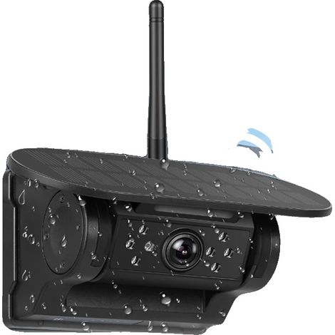 Caméra de voiture sans fil, résolution HD 720P, vision nocturne infrarouge, étanchéité IP67, objectif grand angle, connectivité WiFi (1/5)
