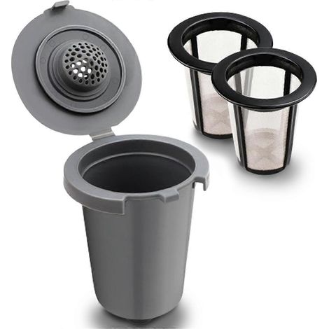 Pièces de rechange pour tasse filtrante réutilisable grise --- (1/5)