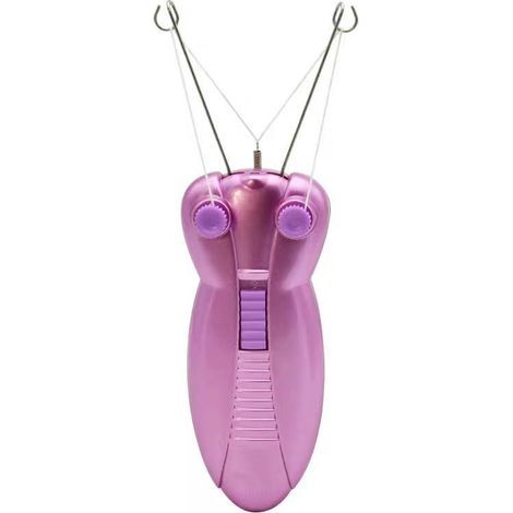 Épilateur électrique pour le visage pour femmes, épilateur de beauté pour femmes, épilateur en coton pour le visage (violet).-AquaForge (1/5)