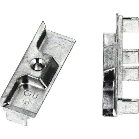 Ferco – Gâche pour crémone en aluminium 5.5cm – Sécurisation portes multipoints – Installation à encastrer – E135341201