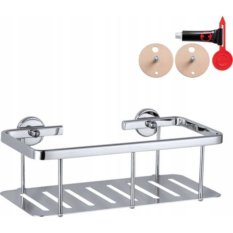 Tesa Aluxx cesta de ducha aluminio cromado diseño moderno
