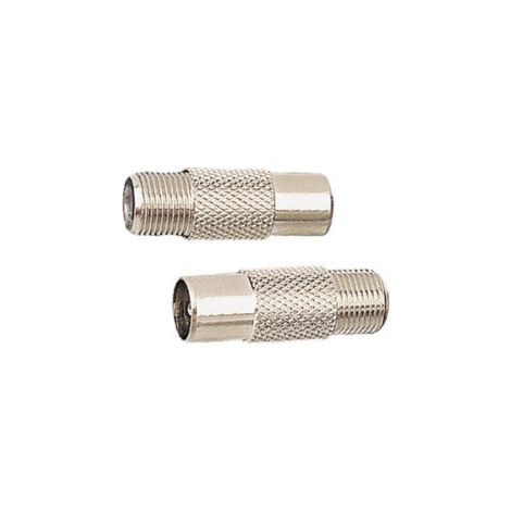 Adapter F-Buchse auf TV-Stecker. DIN 45.325 Electro Dh 19.515 8430552058471