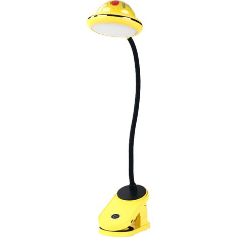 Lampe À Pince LED Rechargeable Par USB - Lampe De Lecture Avec Projection D'Étoiles - Col De Cygne 360° Réglable Au Toucher - 1 Pièce (1/5)