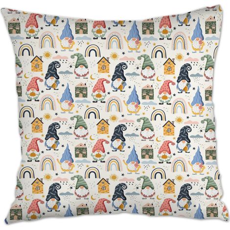 Housse de coussin décorative à la mode pour la maison anti-ride pour canapé lit chaise décoratif de ferme la saint-valentin (1/5)