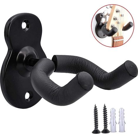 2 crochets métalliques muraux pour guitare (1/5)