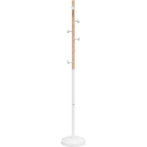 Porte-manteau,Porte-vêtement sblanc 177 cm fer enduit de poudre CFW44379 (1/5)