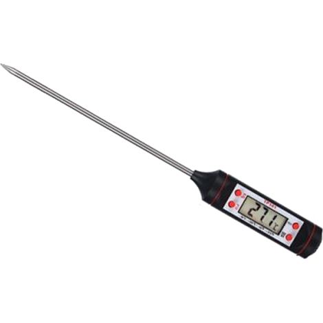 Termometro da Cucina Digitale – Sonda in Acciaio Inox 304, Display LED Chiaro – Design Elegante e Robusto – Ideale per Carne, Cottura e Controllo Olii (1/5)