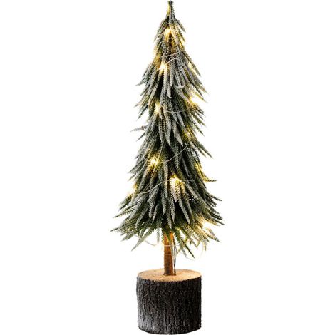 Sapin de Noël Déco à LED "Luther" 60cm Vert (1/5)