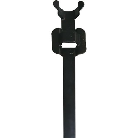 Serre-câble RS PRO Noir en Acier Inoxydable 316, 230mm x 6,8 mm