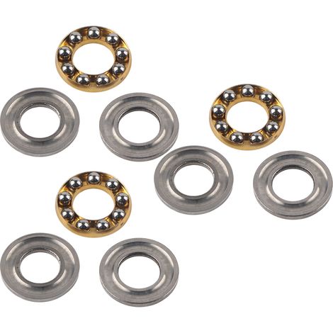 10 Stück Axialkugellager für ebene Lasten, Stahl, Hardware, Industriemaschinen, 3613-0516-0008 (1/5)