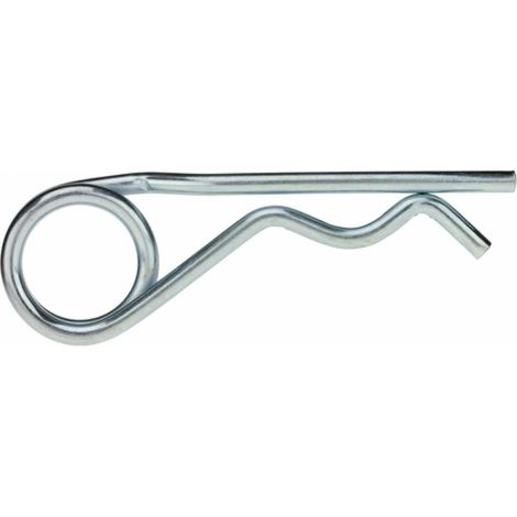 Reidl DIN 11024 Federstecker doppelt Bohrungsdurchmesser 6,3x97, Drahtdurchmesser 5,6, A4 blank