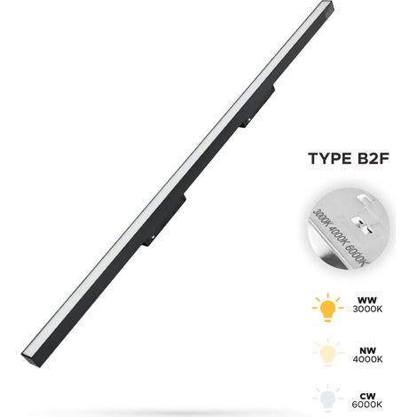 Projecteur linéaire 30 W 3CCT type B2F pour rails magnétiques SMART TRACK 48 V CC (1/5)