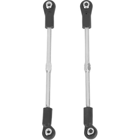 2 Pièces Tige de Direction pour Modèles RC, Barre d'Accouplement pour Buggy 1/8, Pièces de Rechange pour Voiture Télécommandée (1/5)